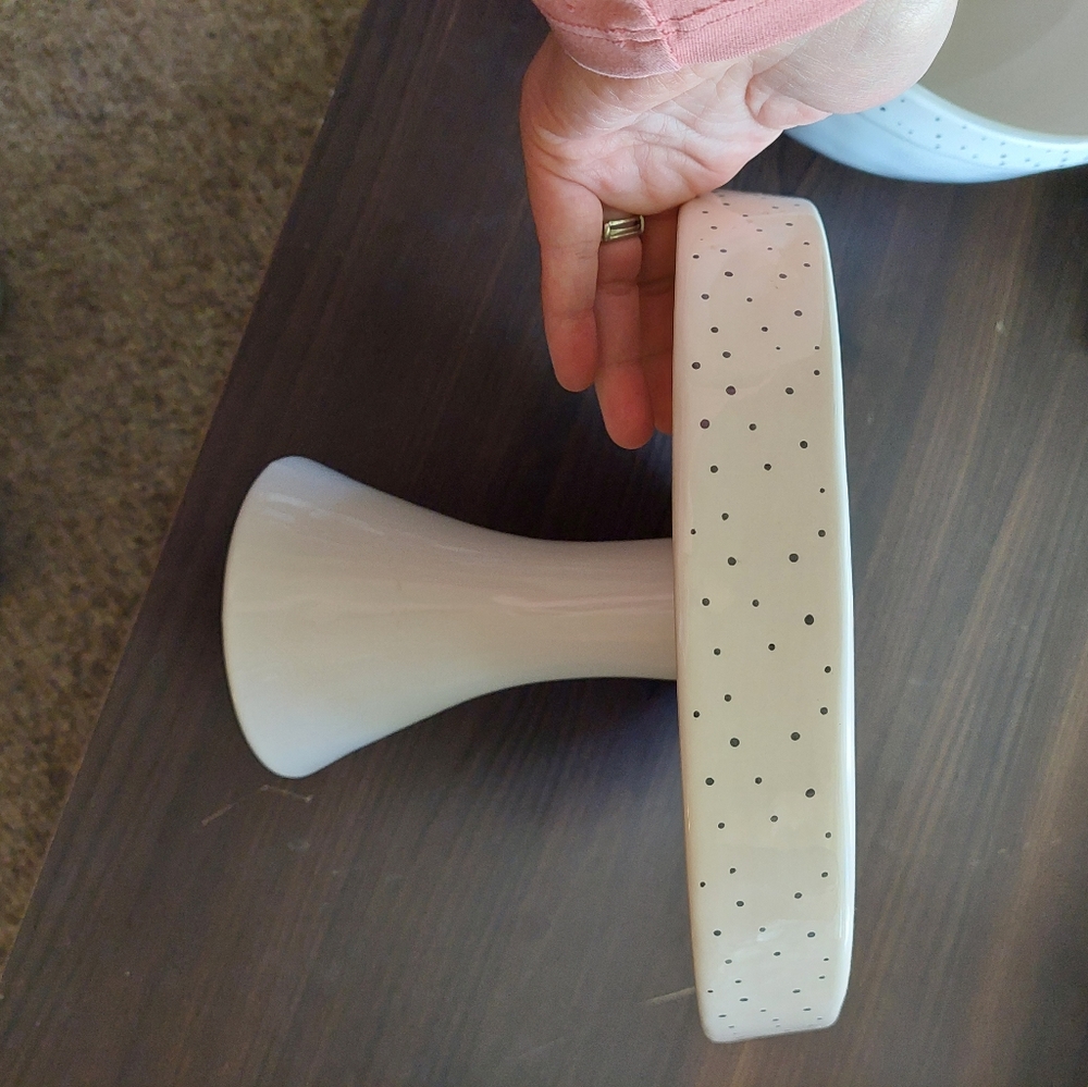 Rae Dunn I believe in celebrating cake stand